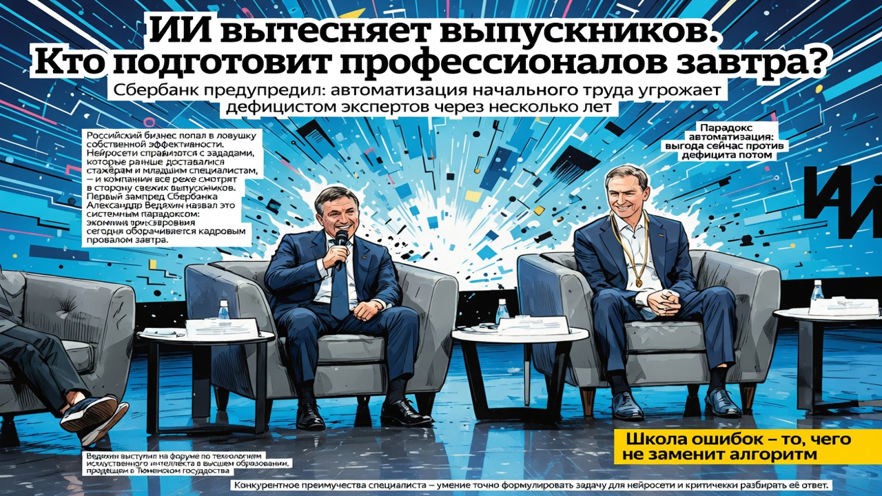 ИИ вытесняет выпускников. Кто подготовит профессионалов завтра?