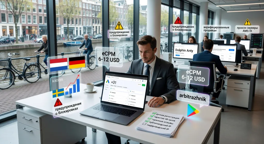 Где надёжно купить Google аккаунт Нидерландов и других стран Европы
