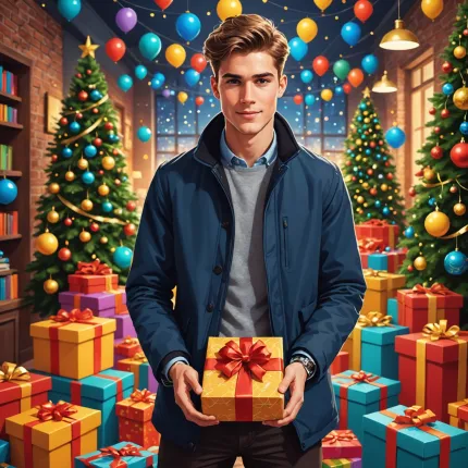 Что подарить парню на Новый год 2025: 100 идей подарков парню — от недорогих до премиум