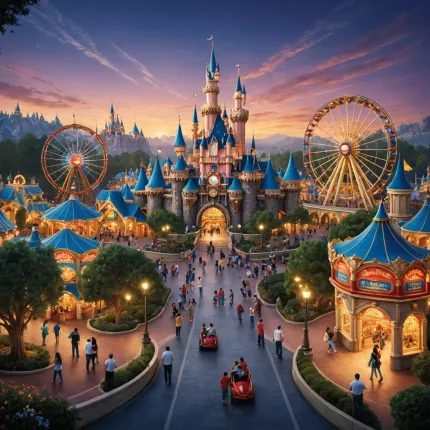 Погружение в Мир Самых Больших Парков Развлечений: Диснейленд и Юниверсал