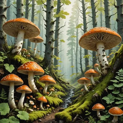 Где растут вешенки: особенности, виды и применение