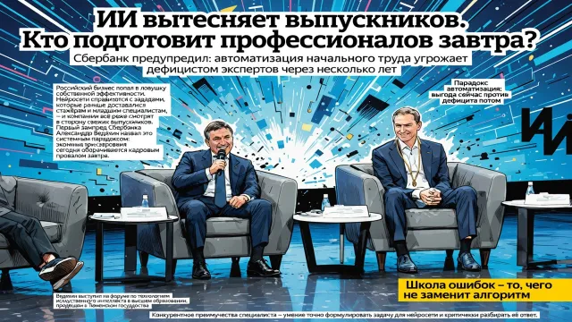 ИИ вытесняет выпускников. Кто подготовит профессионалов завтра?